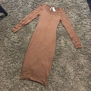 New!! Brown Midi-dress..